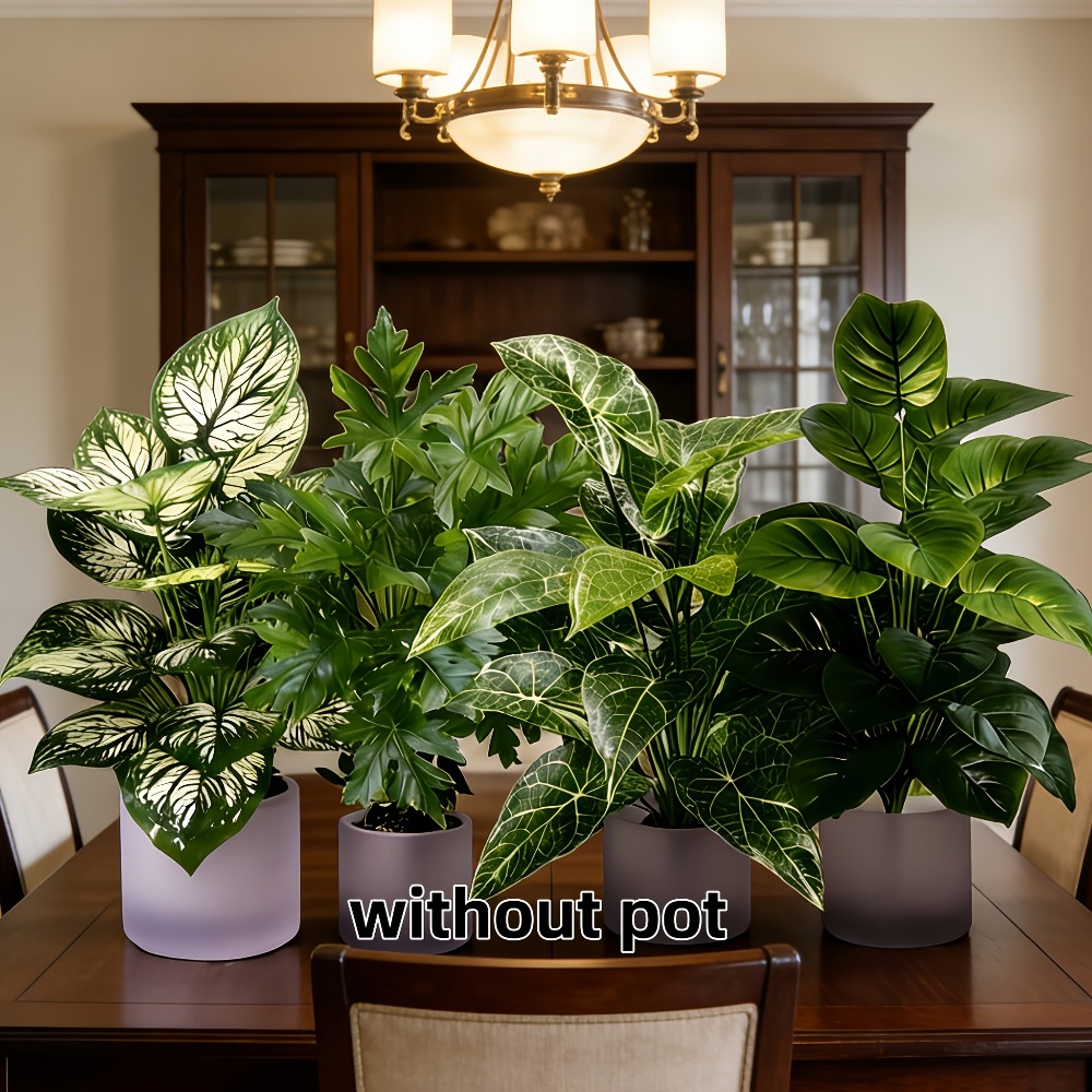 4PC Artificial Plants with 48L - đánh giá và giá Fiddle Leaf Fig