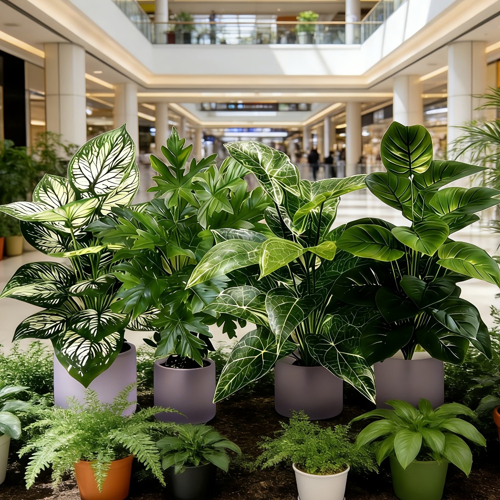 4PC Artificial Plants with 48L - đánh giá và giá Fiddle Leaf Fig