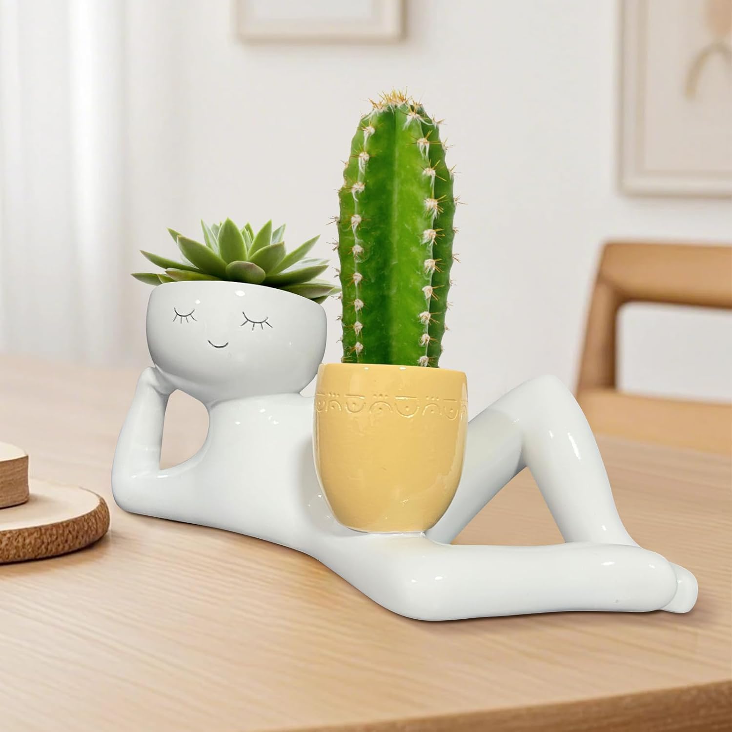 Lazy Little Guy Planter Unique - đánh giá và giá Plant Parents