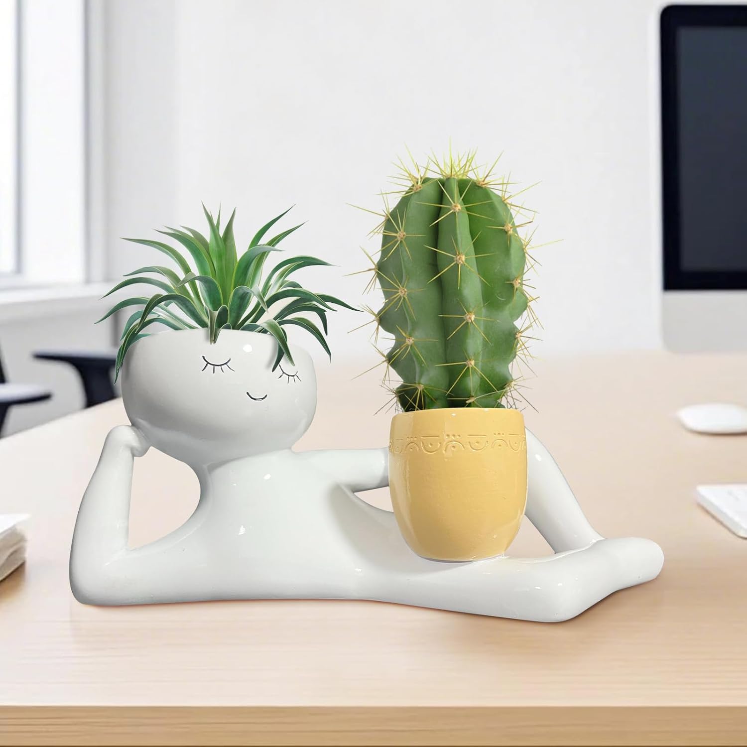 Lazy Little Guy Planter Unique - đánh giá và giá Plant Parents