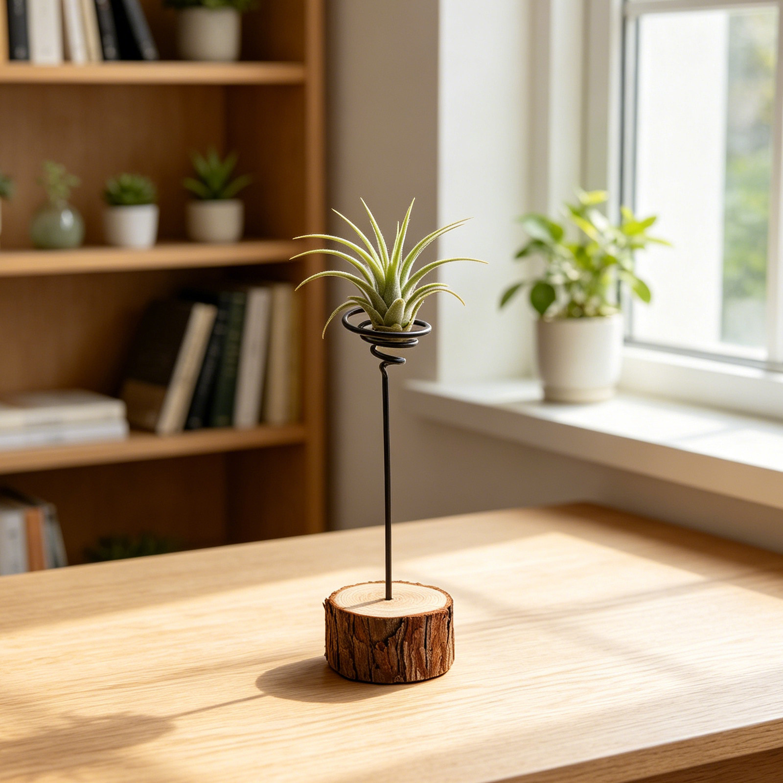 Mini Desktop Air Plant Holder  - đánh giá và giá Air Plant Tillandsia