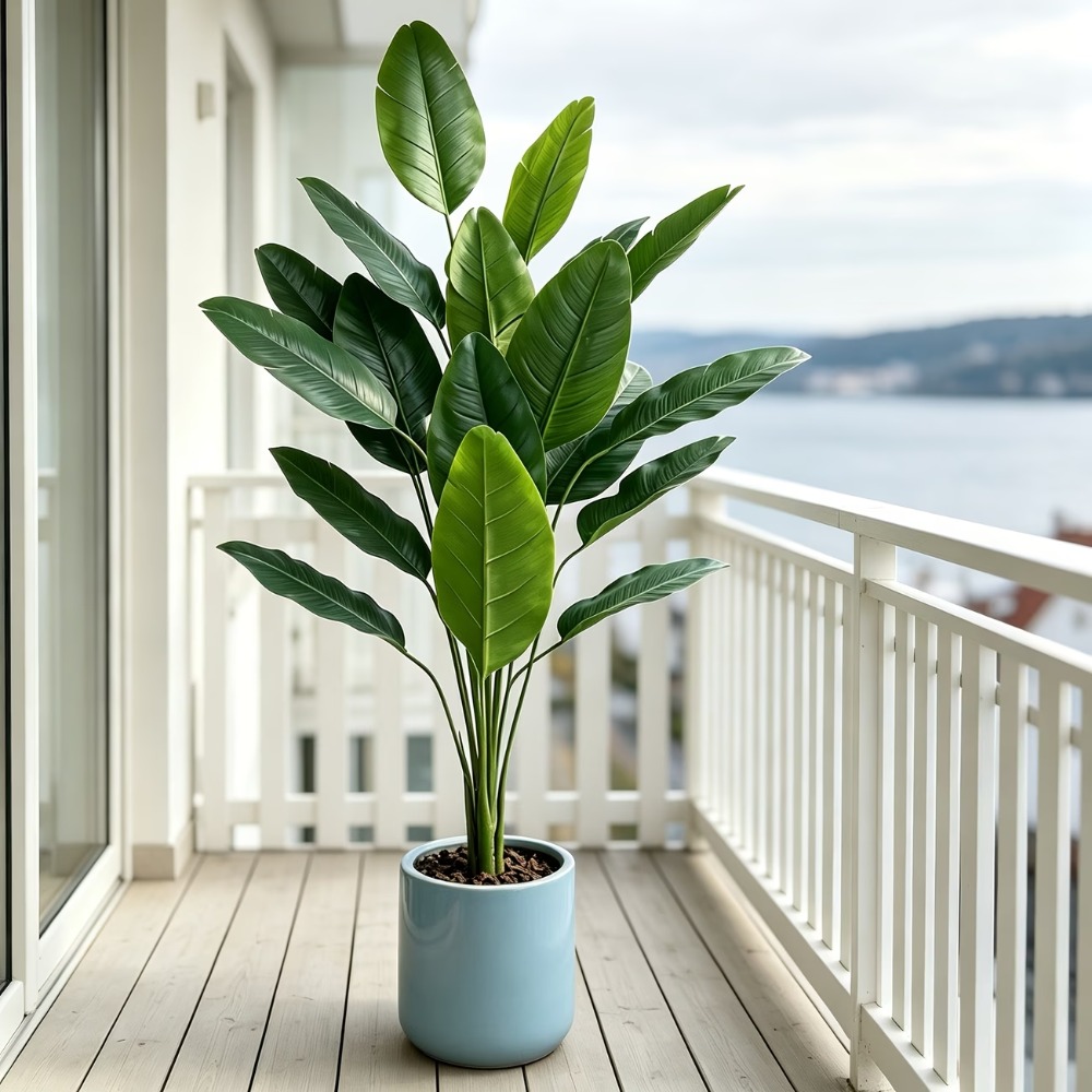 1PC 105cm Giant Artificial Ban - đánh giá và giá Fiddle Leaf Fig