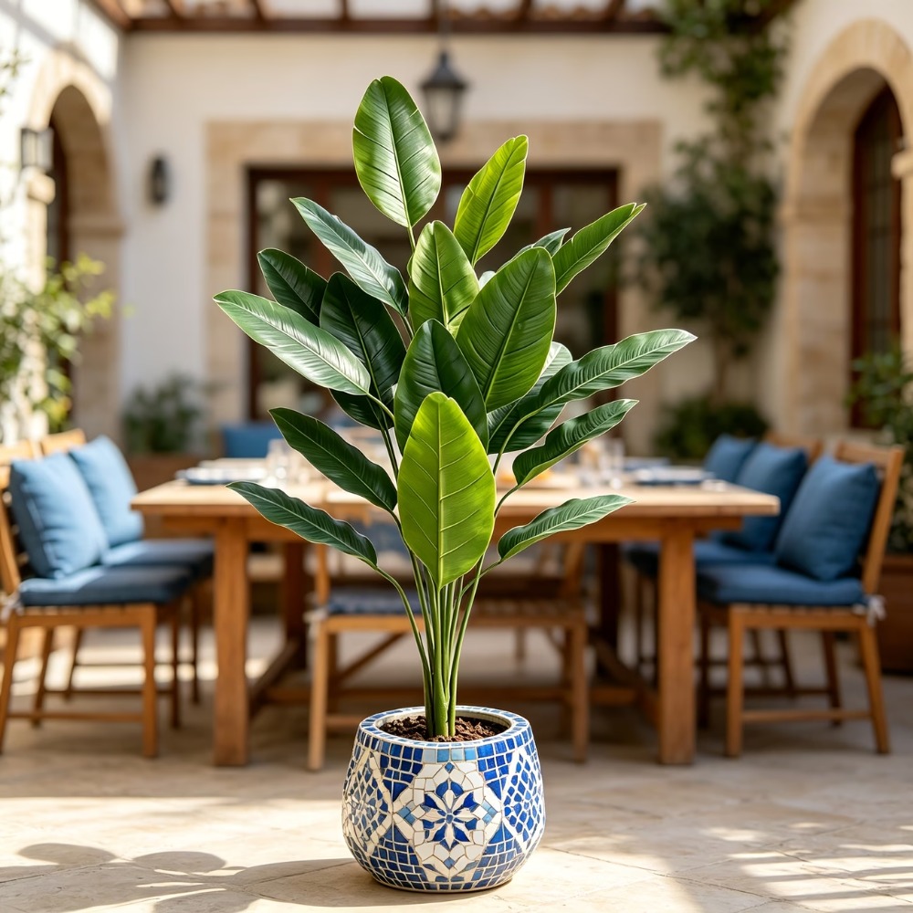 1PC 105cm Giant Artificial Ban - đánh giá và giá Fiddle Leaf Fig