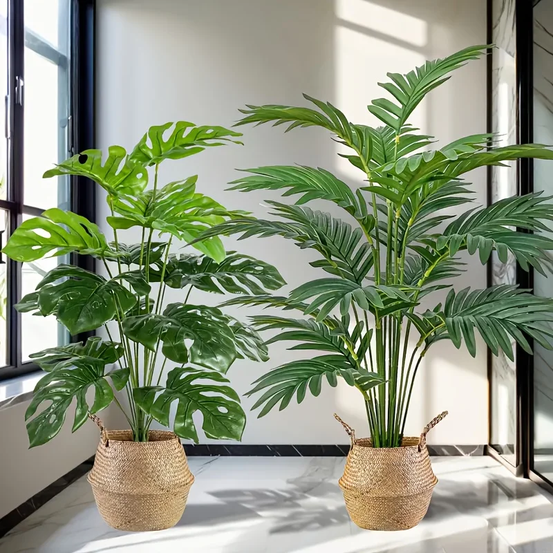 2pcs Green 24Leaves Artificial - đánh giá và giá Fiddle Leaf Fig