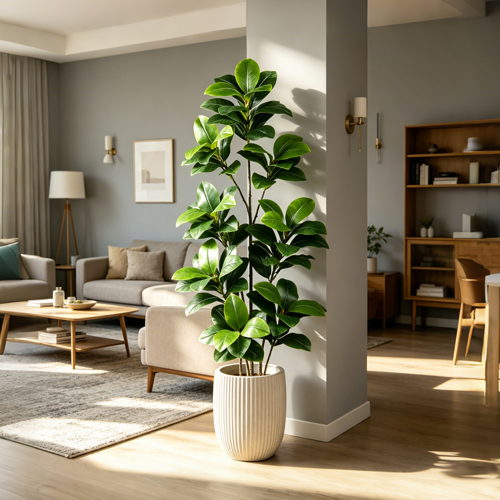 74-140cm Large Artificial Bany - đánh giá và giá Rubber Plant Ficus