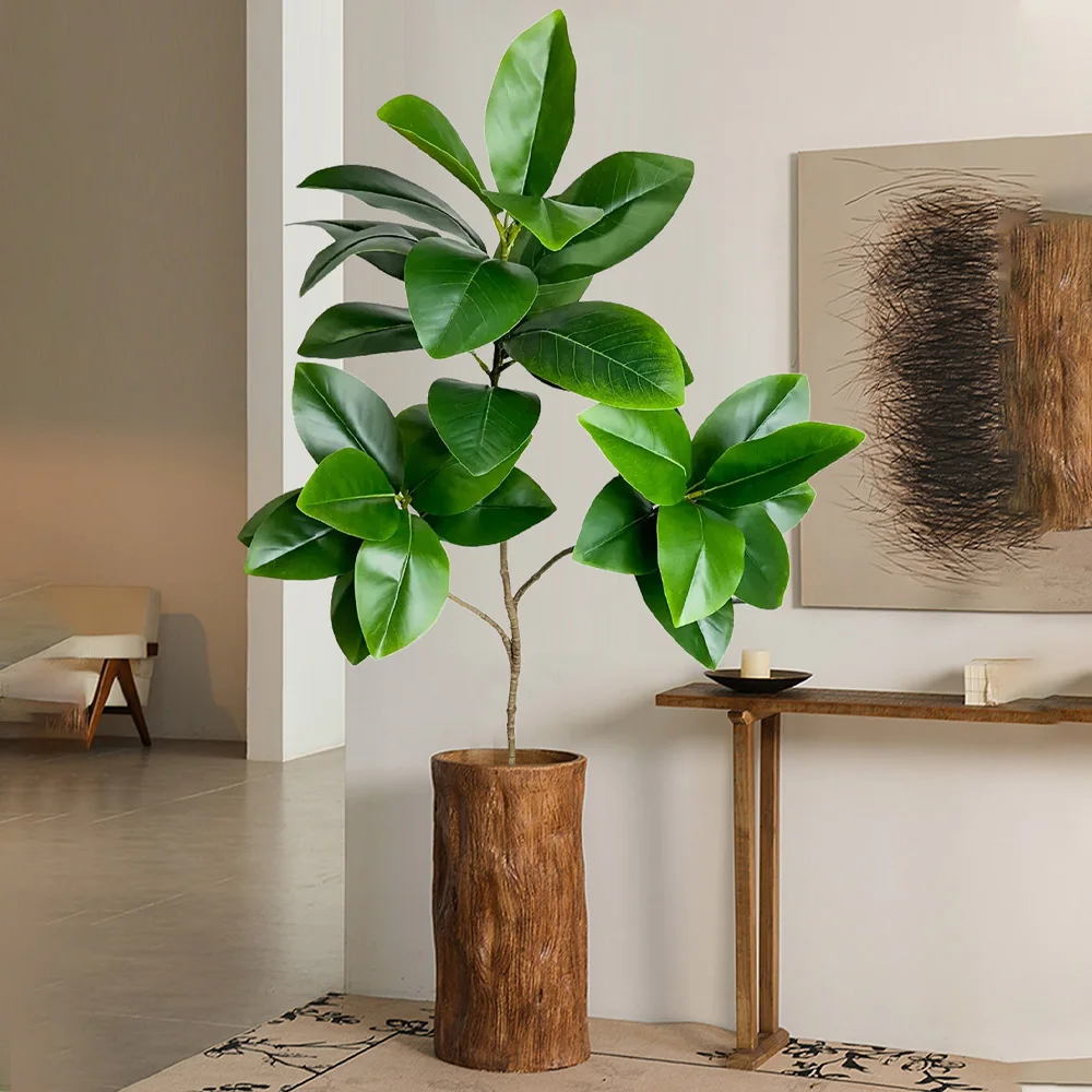 2-4.5FT Artificial Rubber Tree - đánh giá và giá Rubber Plant Ficus
